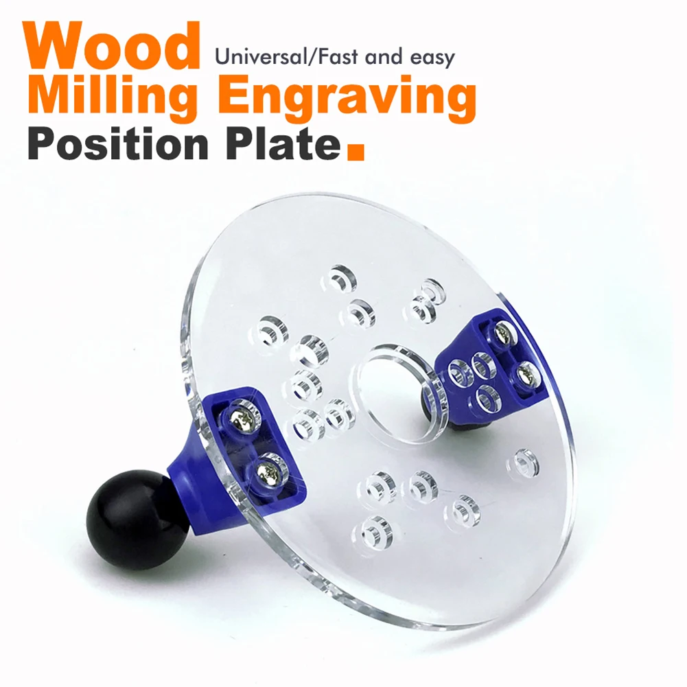 Routing Applications Trimming Router Base Transparent Router Base For Woodworking Carpentry Bakelite Milling Base