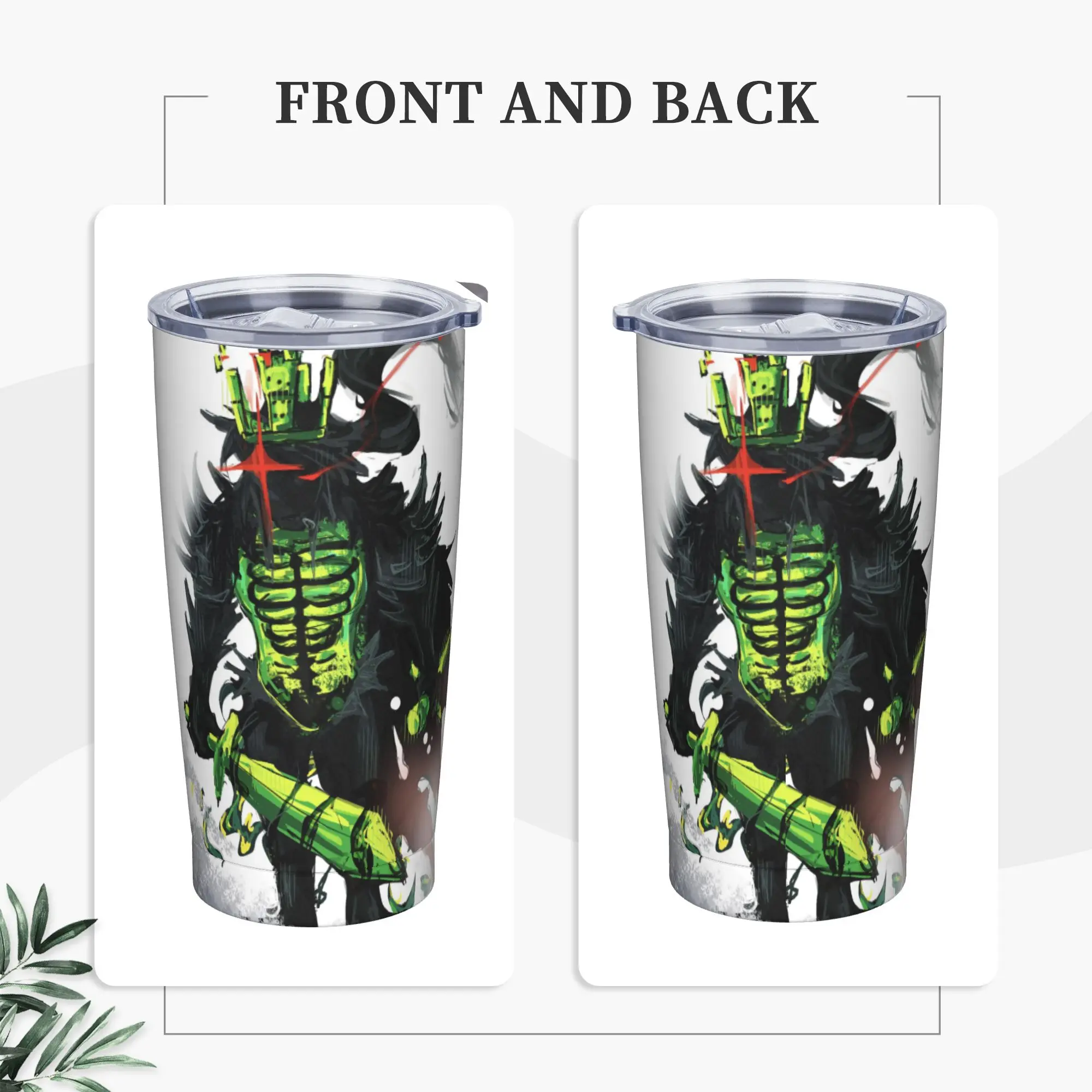 

Стакан из нержавеющей стали Forsaken 1x1x1x1, термочашки, герметичные кружки для горячих напитков, чашка, дорожная бутылка для воды с принтом