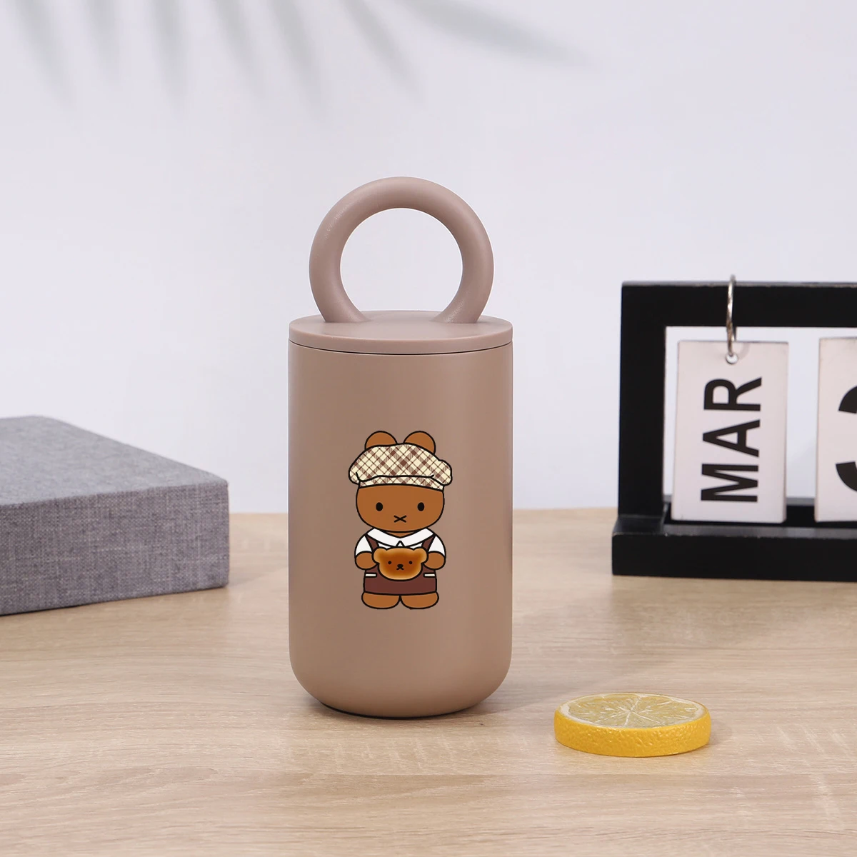 ميفي أرنب كارتون لطيف مستوى المظهر العالي الإبداعية باليد فنجان القهوة 304 كوب معزول في الهواء الطلق المحمولة كوب غير رسمي #6