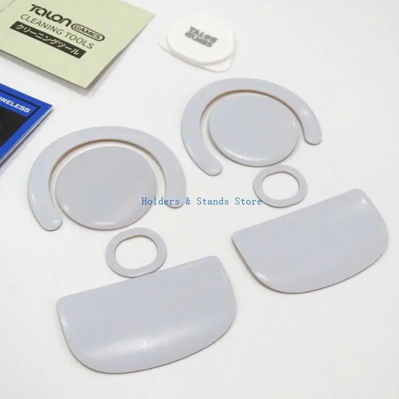 Y4UE 2セットマウスフィートマウススケートステッカーパッド丸いグライド湾曲したエッジ交換GプロXスーパーライトマウス