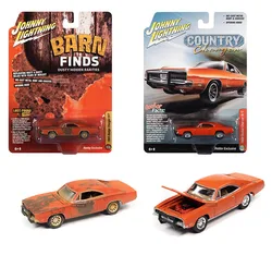 Jonny Lightning 1:64 1969 dodge charger  R/T Alloy Collection Die Casting Alloy Trolley Model Ornament