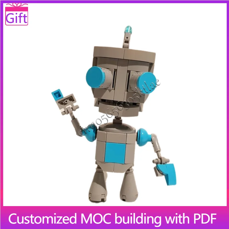 

Hot 160 Parts Famous Cartoon Character Robot Modular Building Blocks Model For Kids Assembly Display Toys Festival Surprise Gift