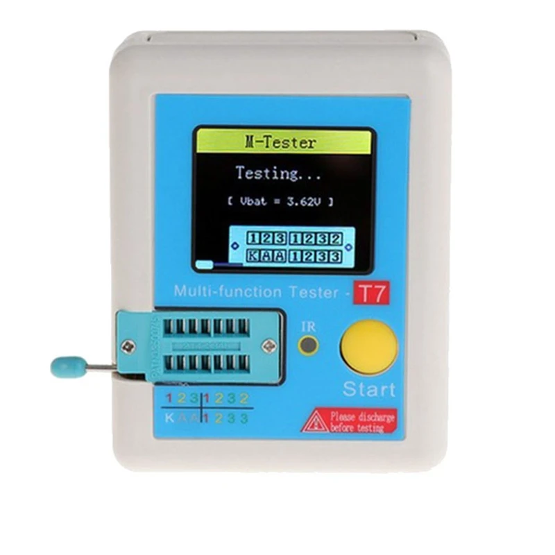 

Top Deals 1.8 Inch Colorful Display Multifunctional TFT Backlight Transistor LCR-TC7 Tester For Diode Triode Capacitor Resistor