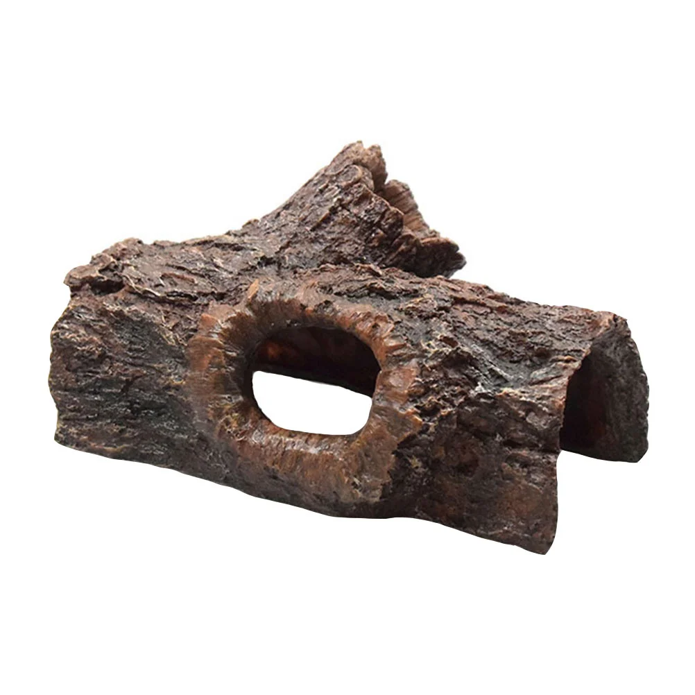 

Bark Shape Resin Craft Ornament Natural Aquarium Decoration Fish Tank Landscape Hideout Reptile Box Decor Artificial Bark Decor