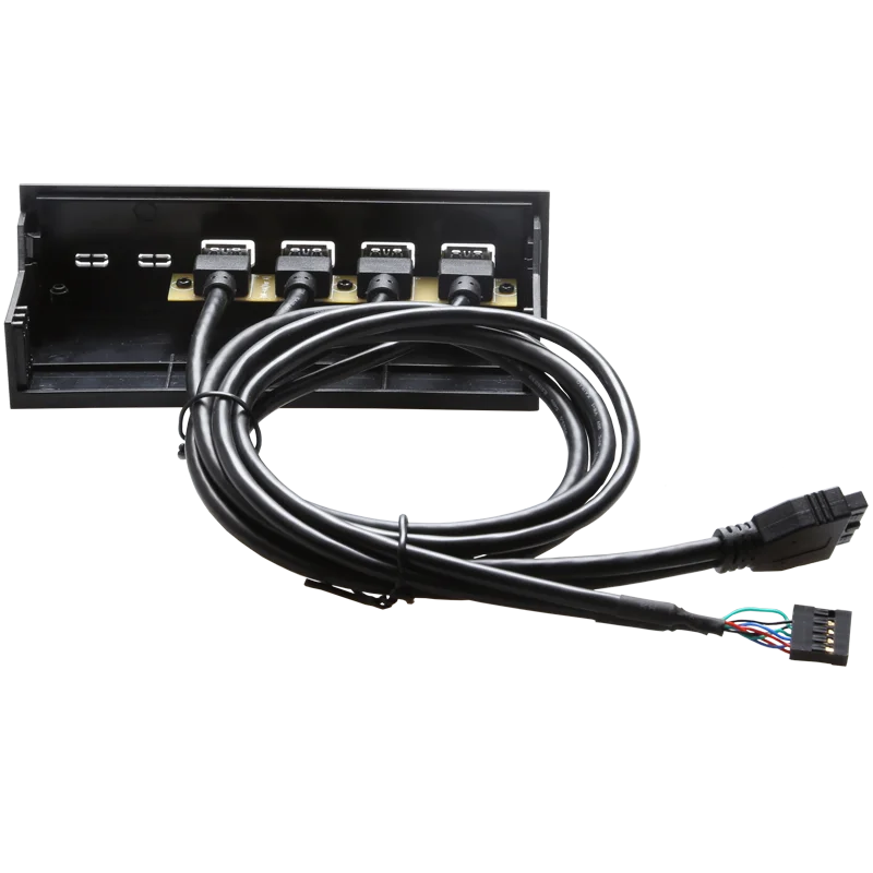 2 قطعة لوحة أمامية للكمبيوتر مقاس 5.25 بوصة مع 2 USB3.0 2 USB2.0
