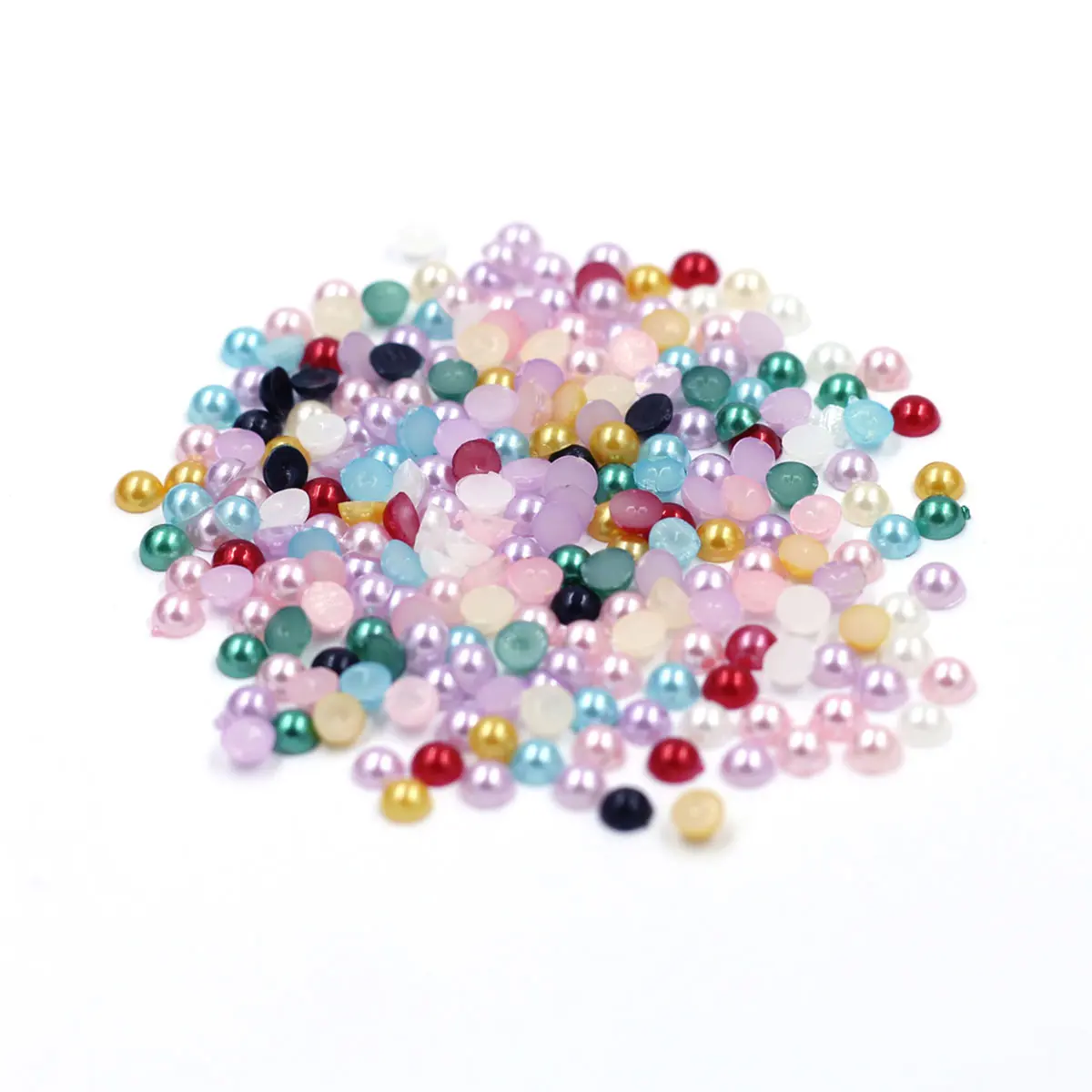 

1000PCS Mixed Mini Resin Round Cameos Charm Cabochons 4mm Flatback DIY Embelissement Scrapbook Crafts Accessories Nail Art Decor