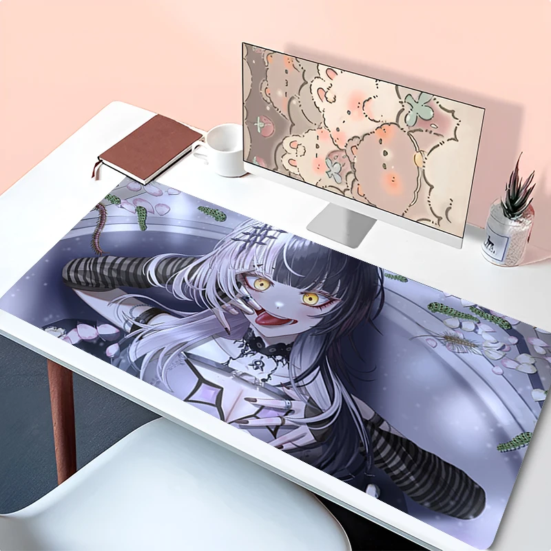 

Mousepad Anime Mouse Pad Gaming Accessories Office HD Keyboard Pad Large Desk Mat PC Hololive Shiori Novella Rubber Extended Pad