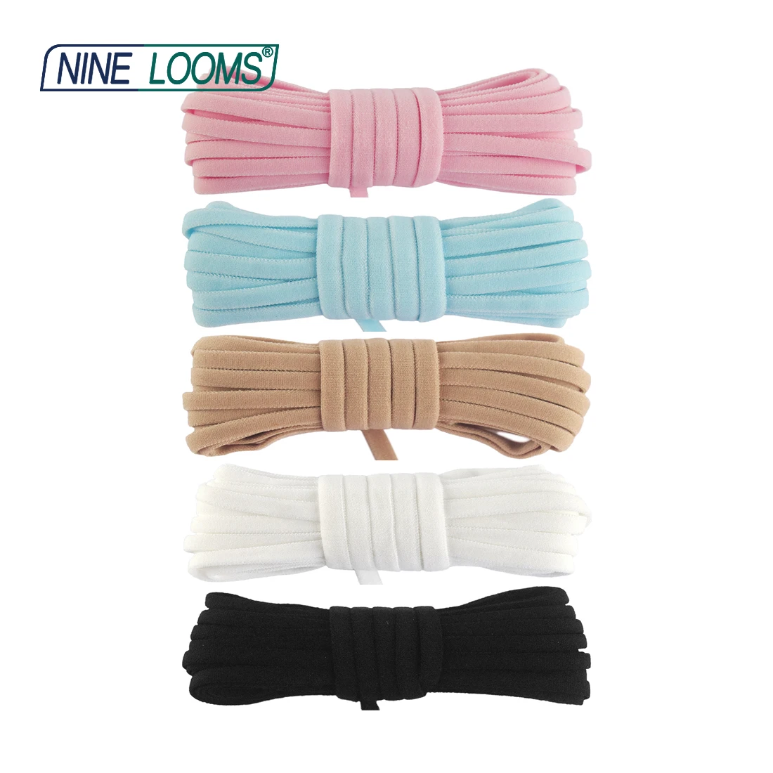 NINE LOOMS Skinny Tubular Elastics Cords Tube Rope 1/8\