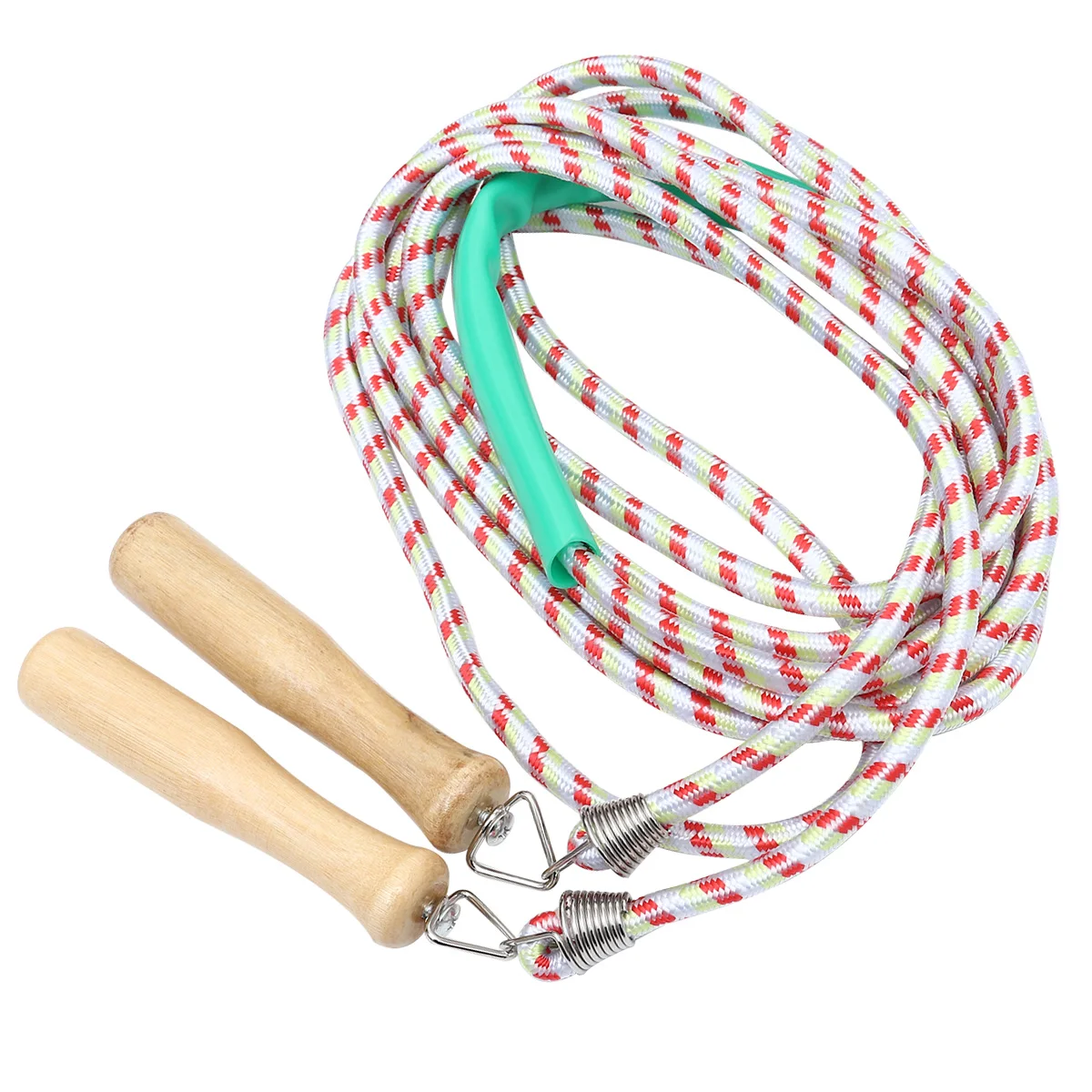 

Wooden Handle Jump Rope Durable Lightweight Portable Kids Adults Exercise Fitness Training Tool Color Ropes Student Gift