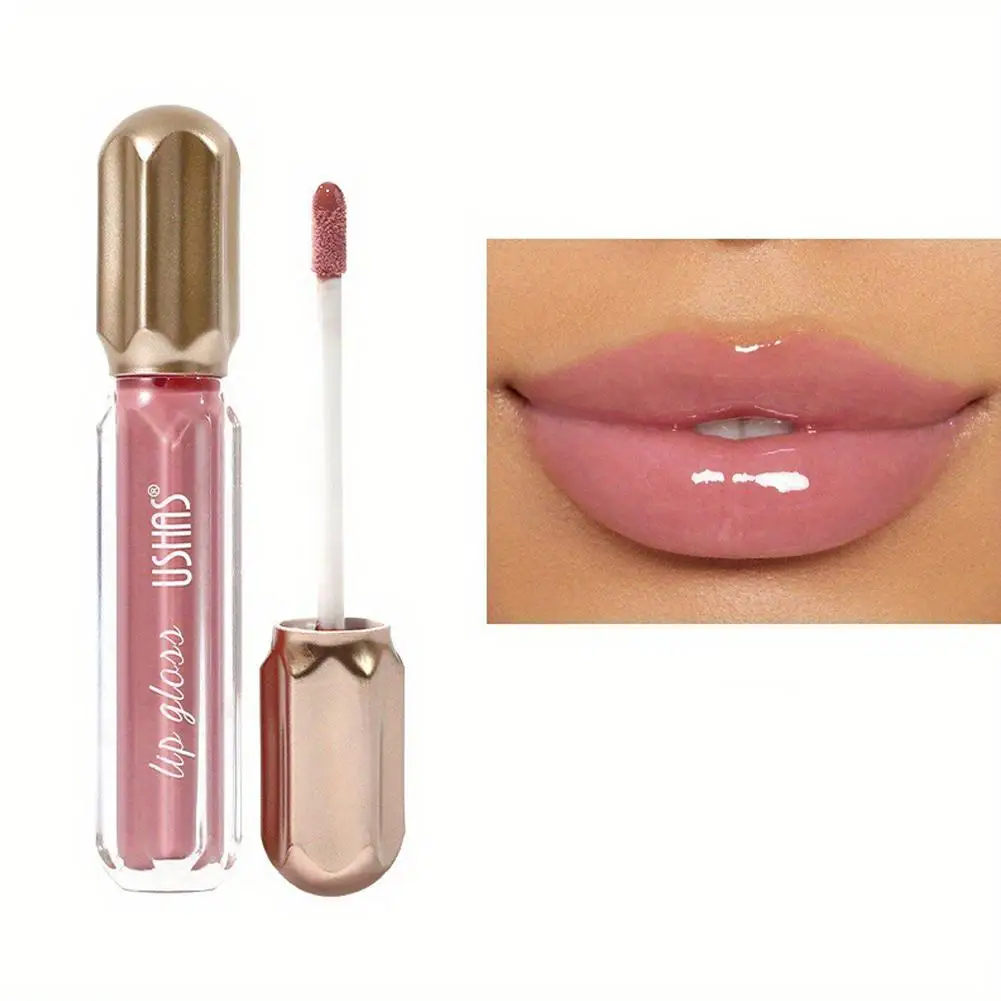 Neue Spiegel Perle Lip Gloss Wasserdicht Langlebige Lip Feuchtigkeitsspendende Glitter Kosmetik Make-Up Glanz Frauen Lippenstift Glanz A3E2