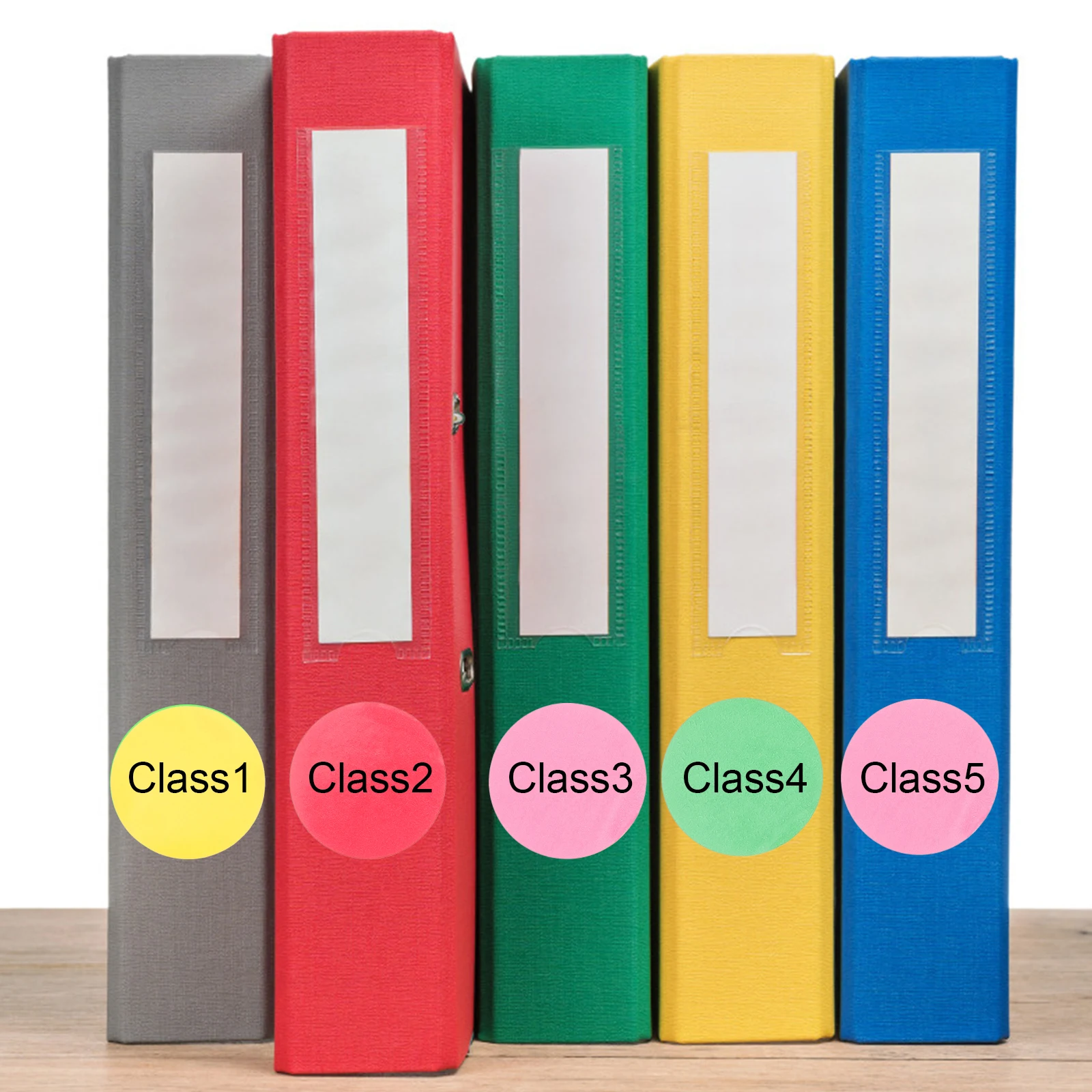 

4 Rolls Colorful Dot Labels Circle Dots Classification Round Adhesive Blank Paper Office School Project ganization Sorting
