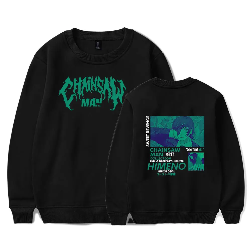 

Anime Chainsaw Man Pullover Personalised Sweatshirt Long Sleeve Comfort Men/Women Crewneck Sweatshirt