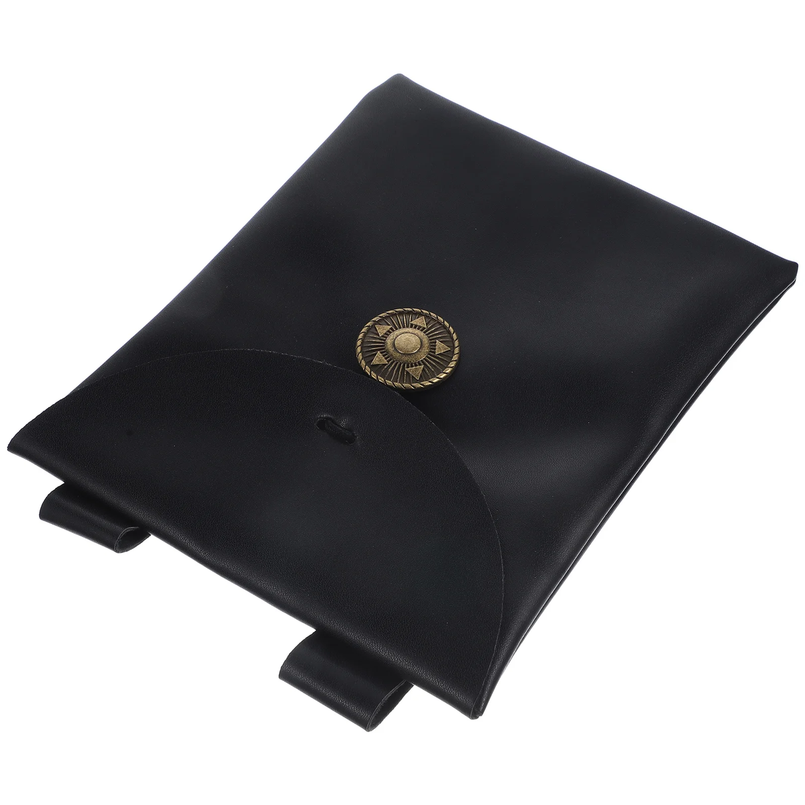 1pc ウエストポーチバッグレトロ中世 Pu ポータブルコンパクト大容量コスプレパーティー海賊コスチュームアクセサリー