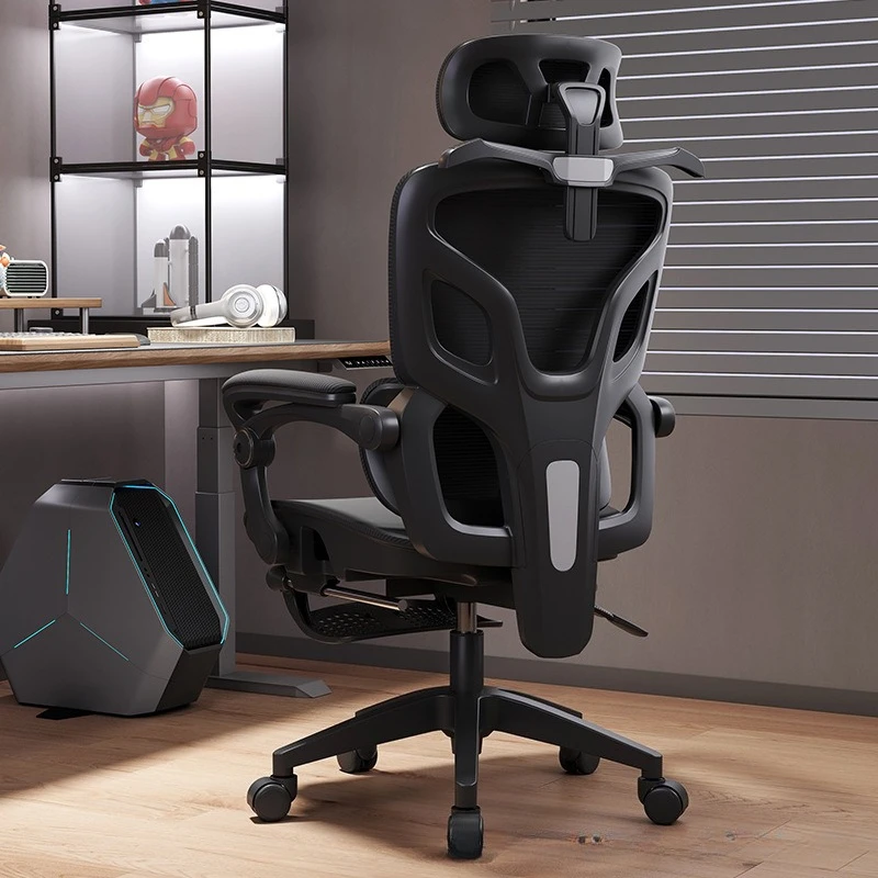 Ergonomic Reclining Office Chair Backrest Comfortable Long Hours Dorm Room Computer Desk Chair Chair Office Office Furniture