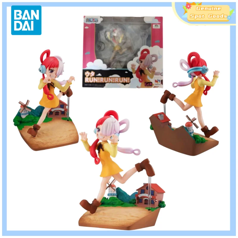 Genuine Bandai ONE PIECE MegaHouse GEM RUN Uta Anime Action Figures Model Figure Toys Collectible Gift for Toys Hobbies Kids