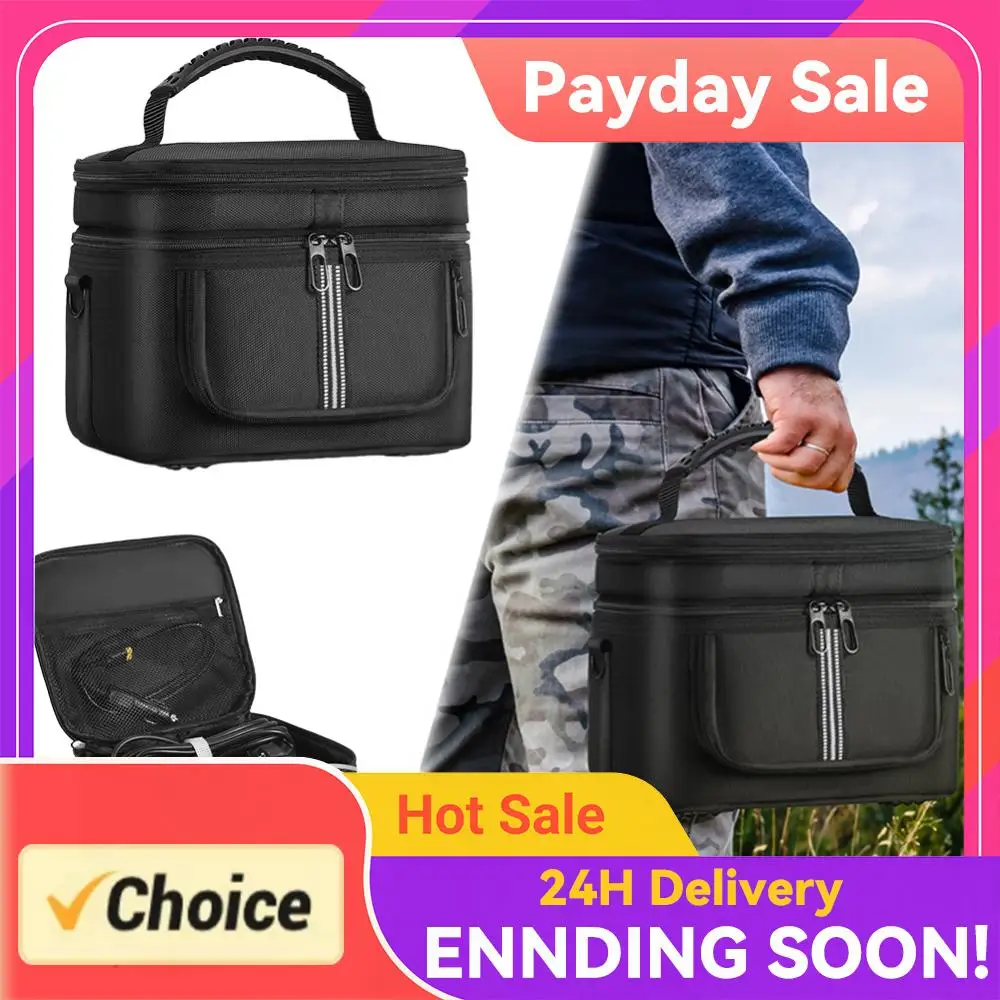 Carrying Case for Ef Ecoflow River 2 Portable Power Station Bag Storage Case Waterproof Anti-drop with Shoulder Strap & Handle