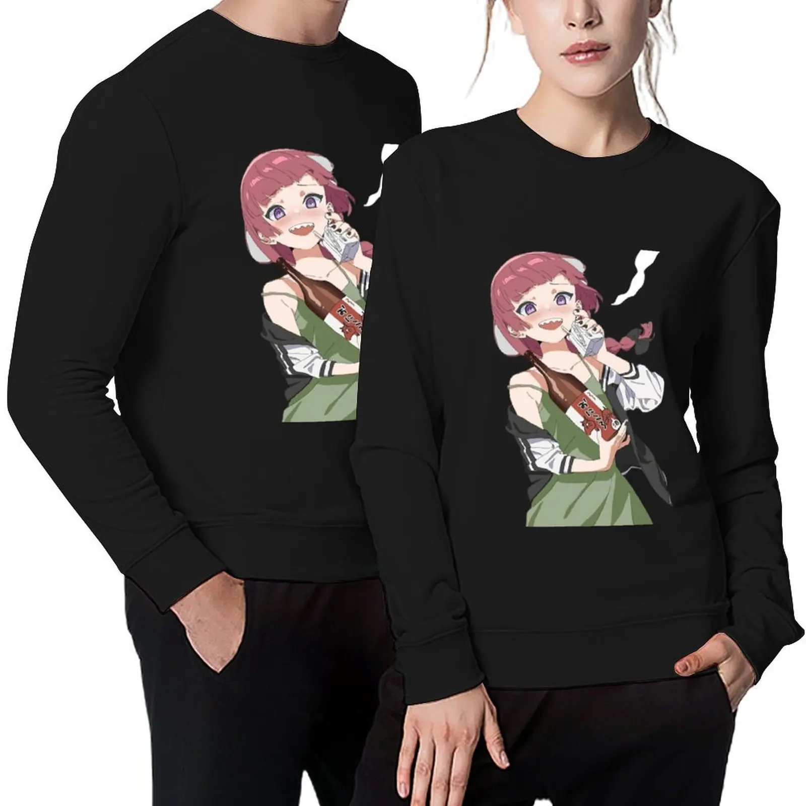 

Bocchi The Rock Kikuri Hiroi Bocchi anime girl Essential Pullover men wear men's clothes autumn new hoodies and sweatshirts
