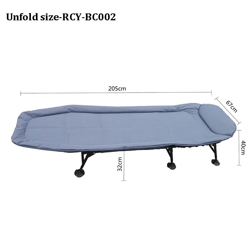 High quality outdoor  folding fishing bed with rigid support fishing recliner chair for carp fishing