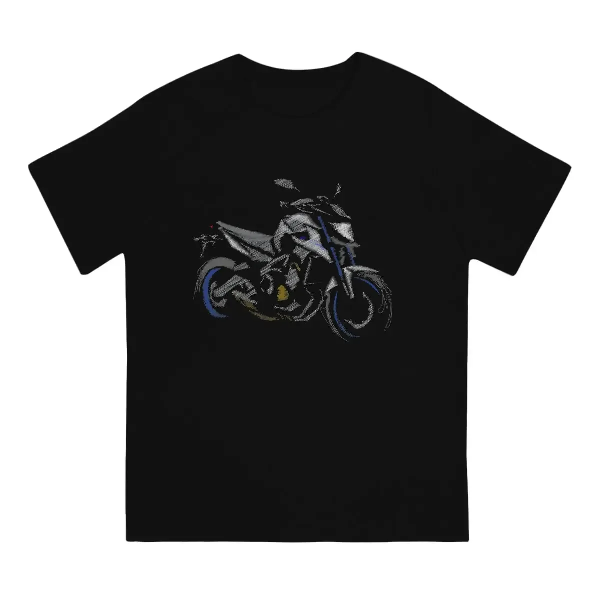 Casual MT 09 T-Shirt for Men Crewneck 100% Cotton T Shirts Y-Yamaha Short Sleeve Tees Summer Tops