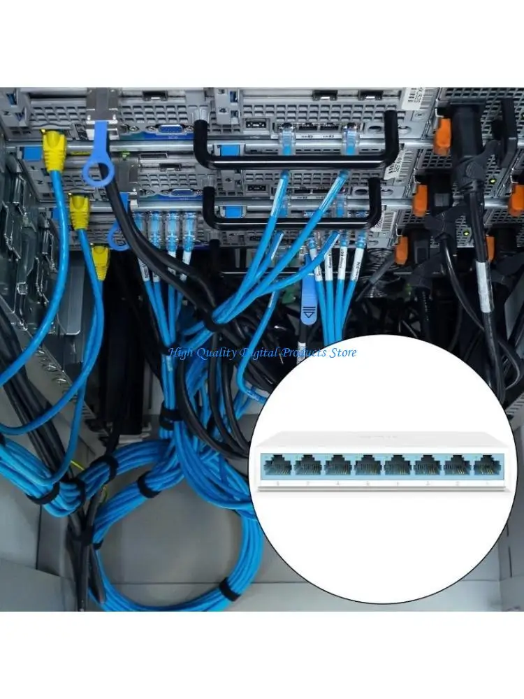 

U2JE 8Port Ethernet Switches with Plugs and Play Functionality for Home and Office Networking for Expending Networking