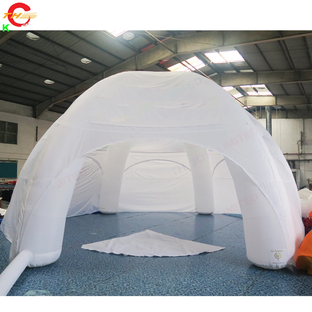 LED Lighting Inflatable Spider Tent Outdoor Giant Gazebo Doom Air For Massive Events Stable Structure Style