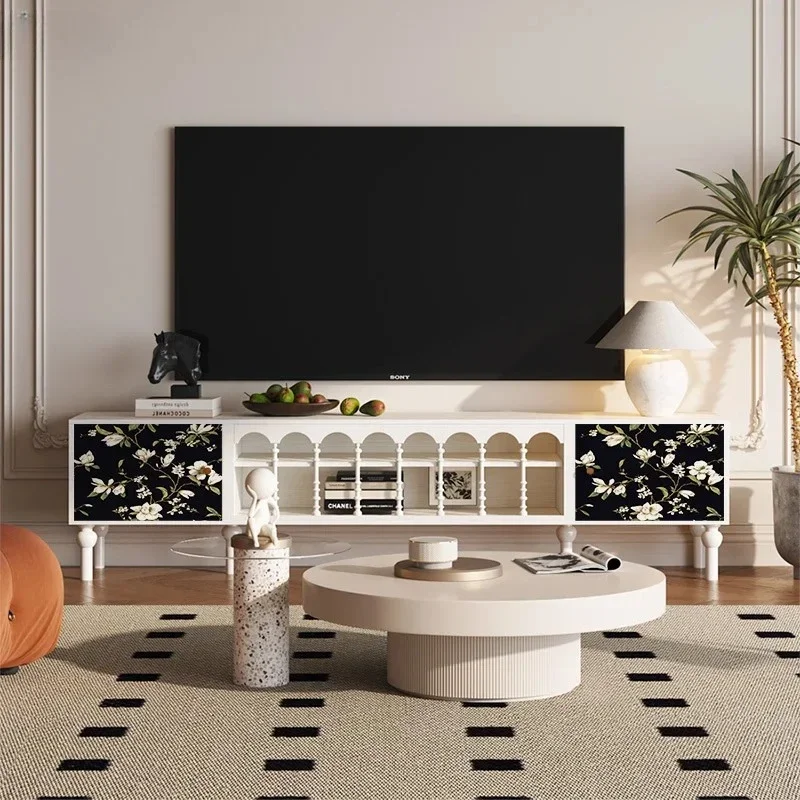 

Шкаф для телевизора из цельного дерева, шкафчик для гостиной, бытовой усовершенствованный шкаф для хранения большой емкости