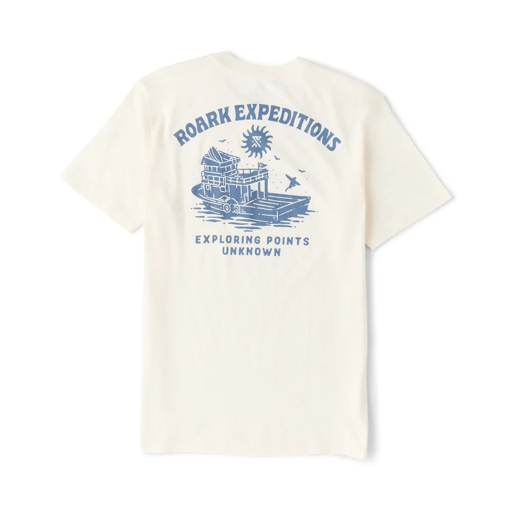 ROARK Points Unknown Premium Tee Best-seller T-shirt 100% Cotton Tee Casual Sports Breathable Short Sleeve