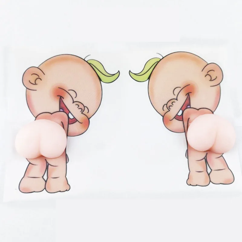 1 комплект, креативная мультяшная наклейка на автомобиль, 3D твердый силикагель, корги, задница, бедра, 3 м, наклейка на автомобиль, декор для холодильника, наклейки против столкновений