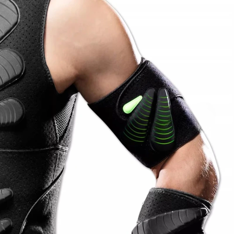 Compression weight training, upper arm sleeves, triathlon training