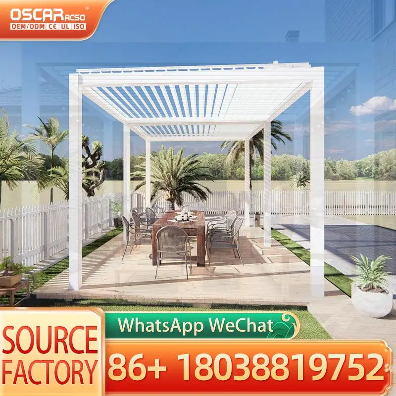 Multi Functional Stable Aluminum Pergola EcoFriendly Sun Shade for Courtyard Garden Outdoor Use pergola