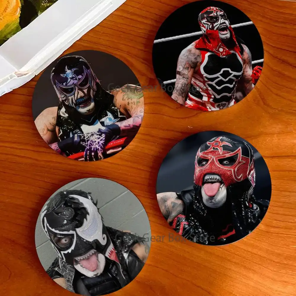 

P-Pentas Z-Zero M-Miedo Round Coaster Non-slip table mat Insulated Coasters Kitchen Dining Room Tabletop Decor