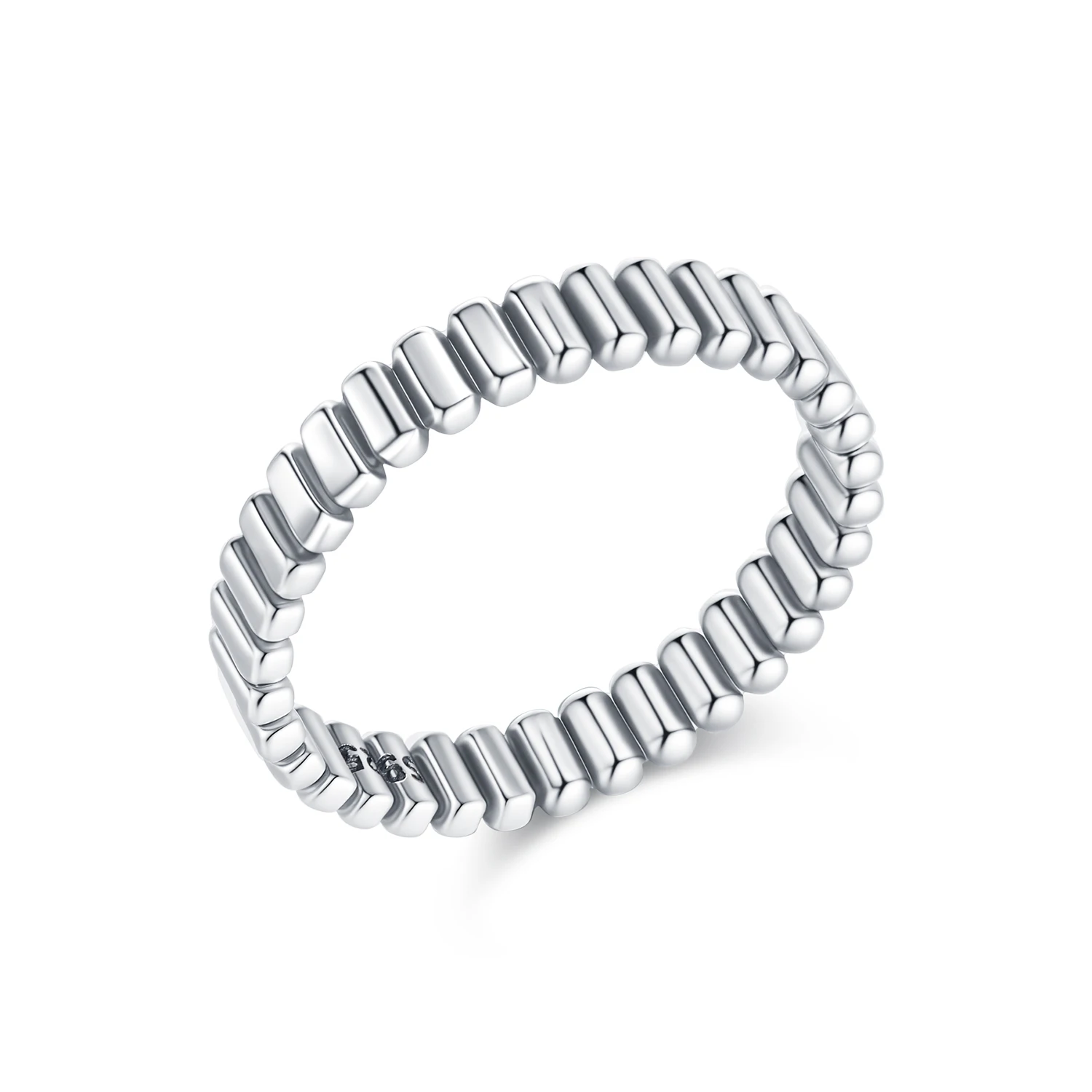 Women's 925 Sterling Silver Vintage Geometric Stackable Band Rings