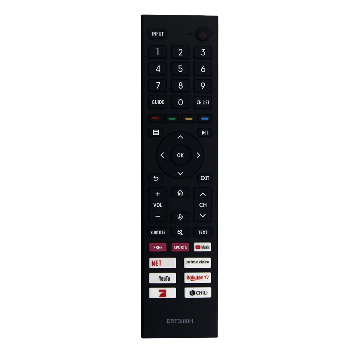 ERF3I80H Replace Remote for Hisense 4KUltra HD TV A6GG A4EG 43A6GG 50A6GG 55A6GG 65A6GG 70A6GG 75A6GG 32A4EG 40A4EG A6FG