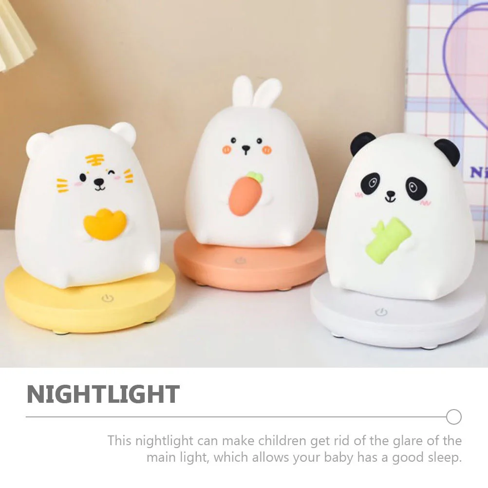 

Silicone Touch Night Light For Kids Baby Bedroom Soft Glow Led Lamp, Nursery, Travel, Bedside Decor, Christmas Gift