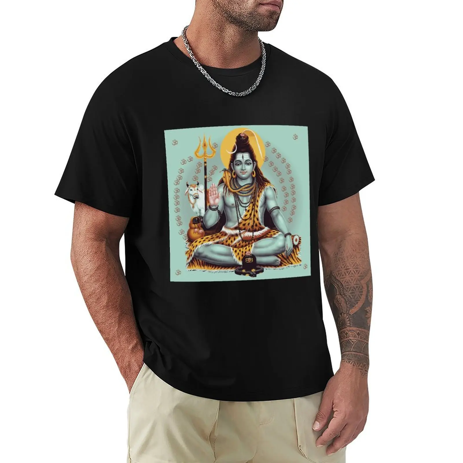 Blessing Of Shiv , lord shiva T-Shirt Lightweight Casual Summer T-Shirt