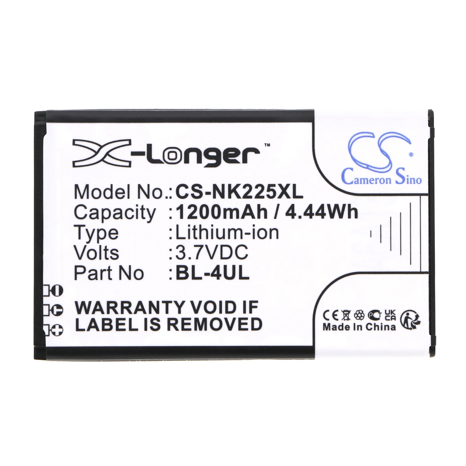 

Li-ion Mobile, SmartPhone Battery for Nokia,3.7v,1200mAh,Asha 225 RM-1012 New 3310 3310 2017 TA-1030 TA-1008,BL-4UL BL-4WL