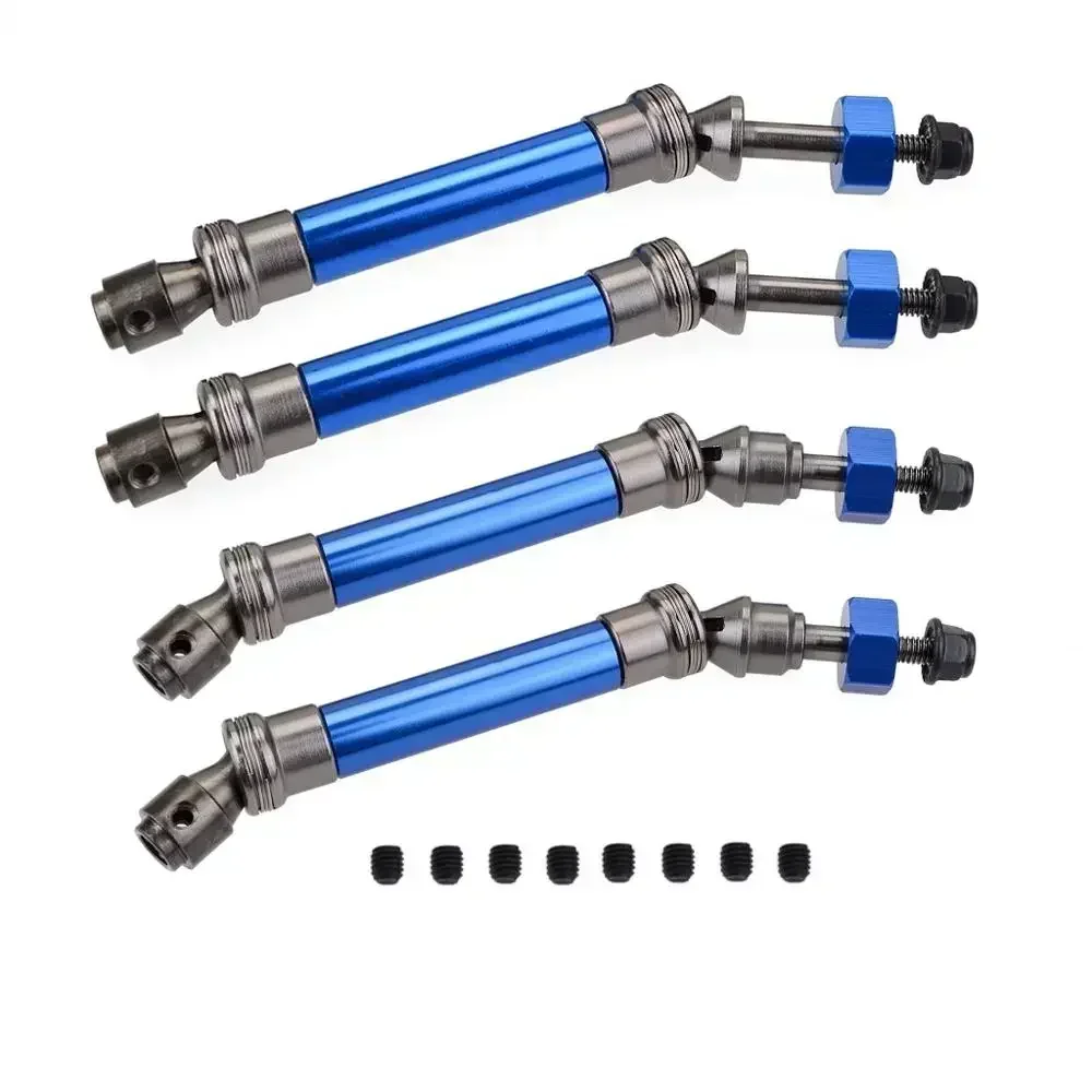 

Комплект усиленных стальных передних и задних приводных валов CVD для 1/10 TRX4 Slash 4X4 Stampede VXL 2WD 6851R 6851X 6852R 6852X