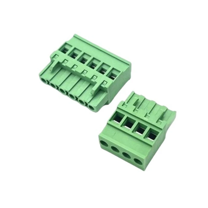 2EDGKA-5.08MM Plug-in Terminal Block Side Exit Vertical Connector Straight Pin/ Right Angle PCB Male Female Terminal Plug 2P-16P