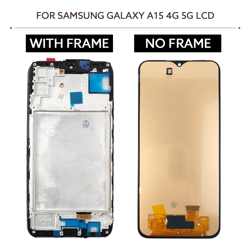 Neue AMOLED Display Für Samsung A15 4G 5G LCD Display Touchscreen Digitizer Montage Für Samsung A155F A156B display Ersatz – Detail 7
