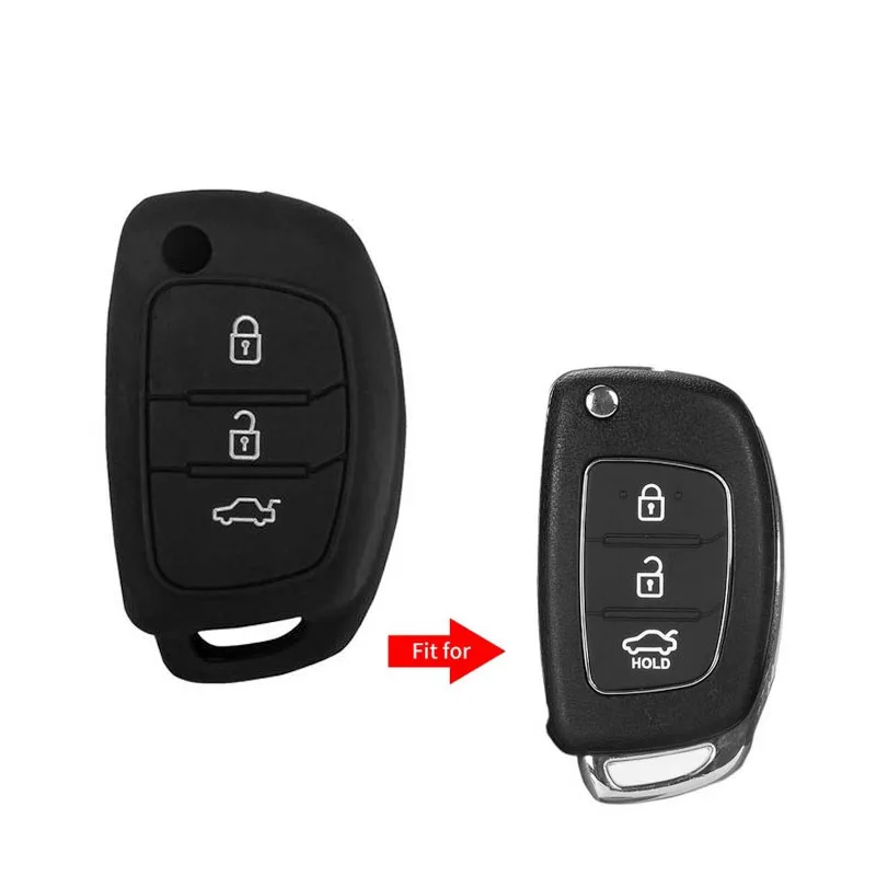 

Car Fashion Silicone Key Case Cover Key Bag For Hyundai Tucson Rang Leader IX25 Sonata IX35 Rena Key Portect Case