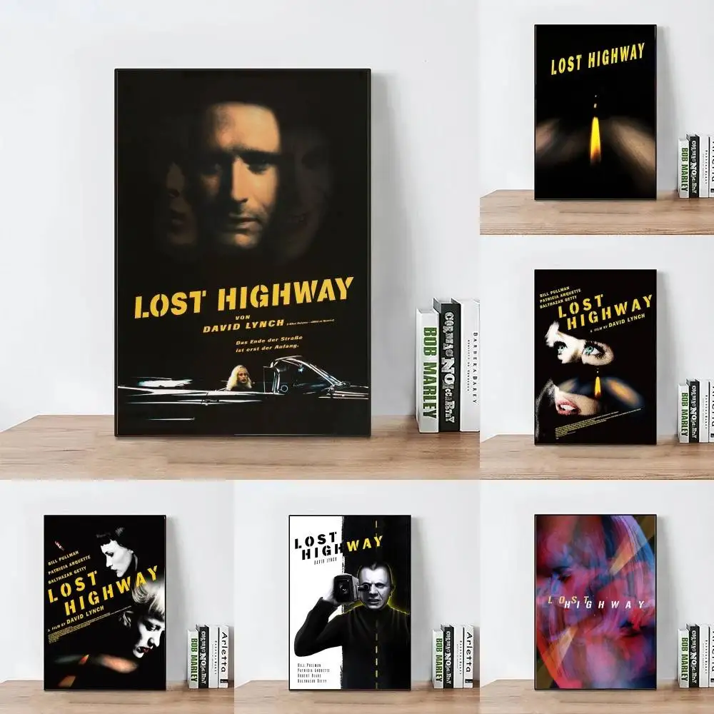 Thrilling And Suspenseful Movie Lost H-highway Posters Living Room Bar Cafe Quality Canvas Vintage Style Comics Painting Art Ho