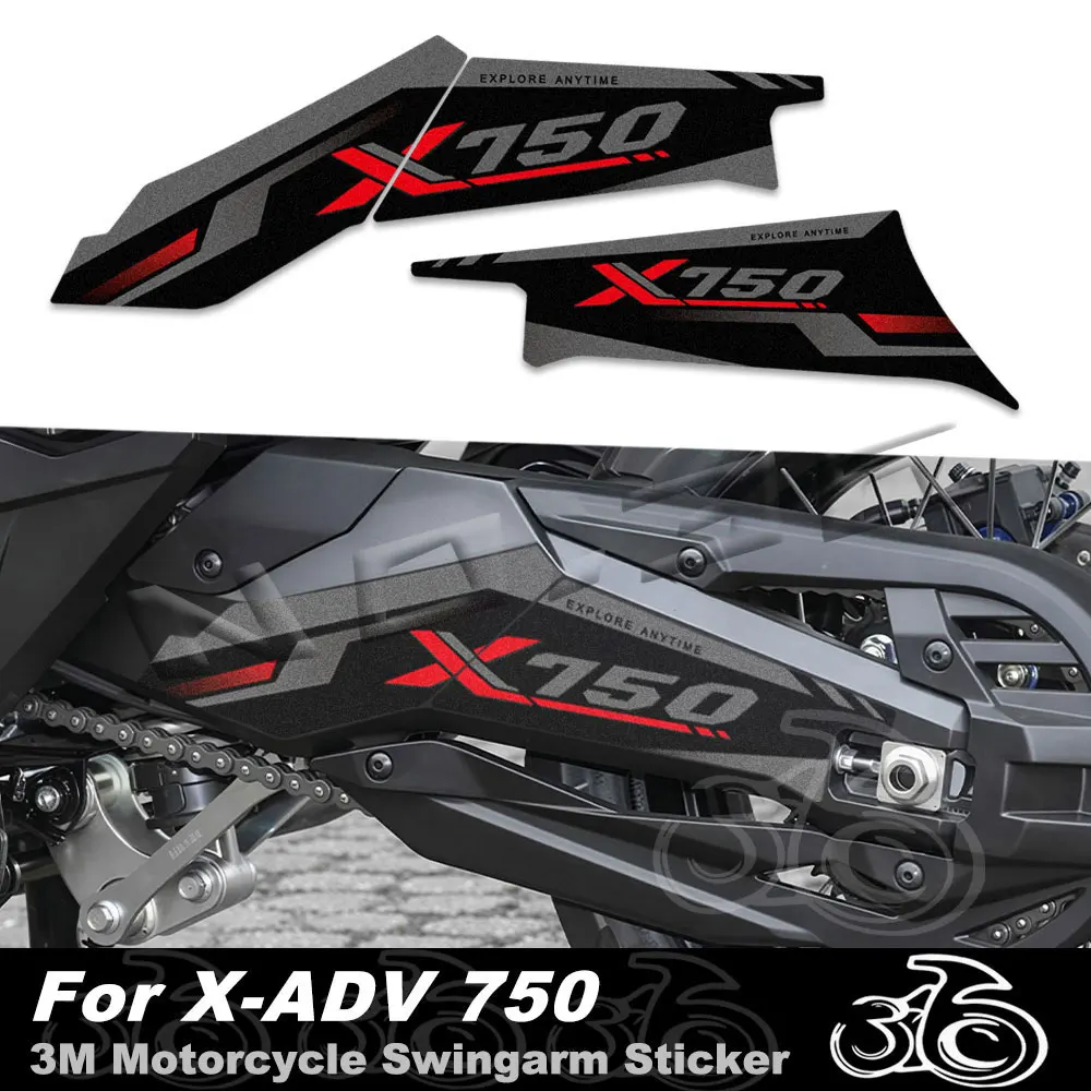 Motorcycle Swingarm Sticker Rotating Shaft Swing Arm Protection Decals Waterproof For XADV 750 X-Adv 2020-2026 2025 2024