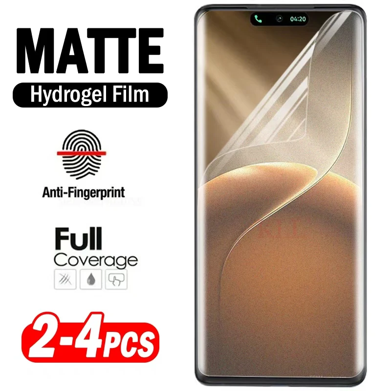 

2-4pcs Anti-glare Frosted Screen Protector For Tecno Camon 50 Ultra 40 30S Pro Hydrogel Film for Tecno Pova Cure 2 Silm Film
