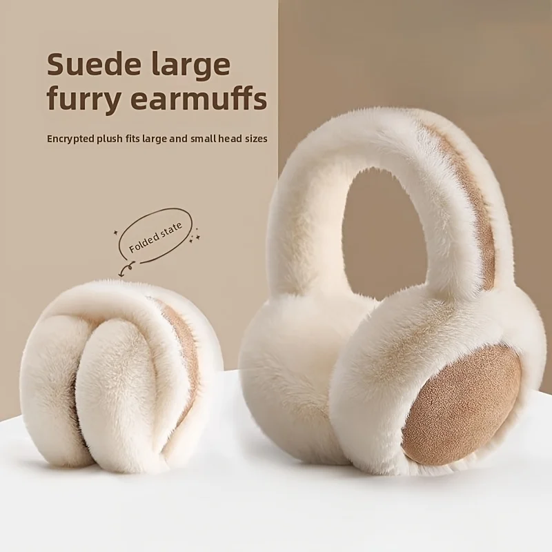 New Korean-style ear muffs for autumn and winter, with a warm melanin effect, foldable and portable