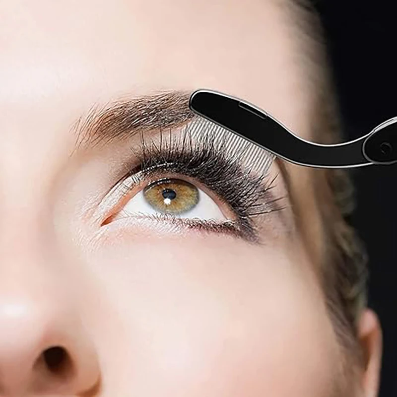 Séparateur de peigne à cils pliable, applicateur de Mascara à sourcils, définisseur de cils, outil de brosses cosmétiques conçu en Arc