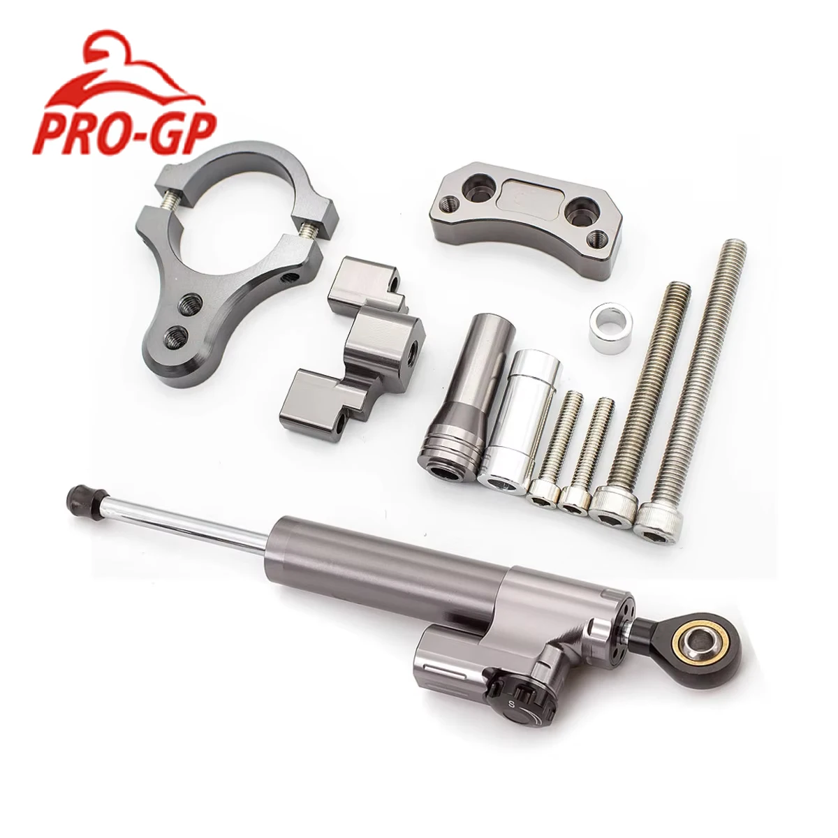 

Демпфер рулевого управления из карбона для самоката Kugo G-booster, стабилизатор руля мотоцикла, комплект крепления с зажимом 50 мм