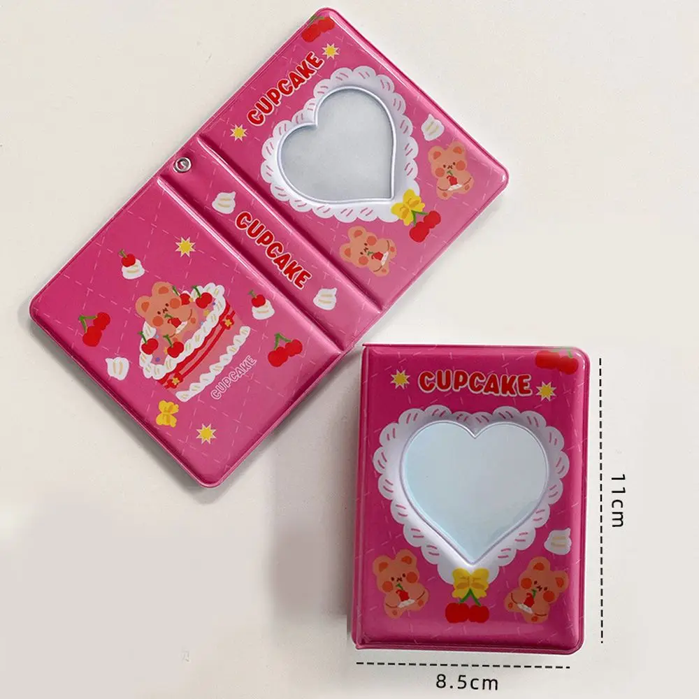 Lace Heart Cutout Postcard Storage 40 Pocket DIY Deco Photo Card Sleeve Photocard Album Collect Book Photo Album Card Binder