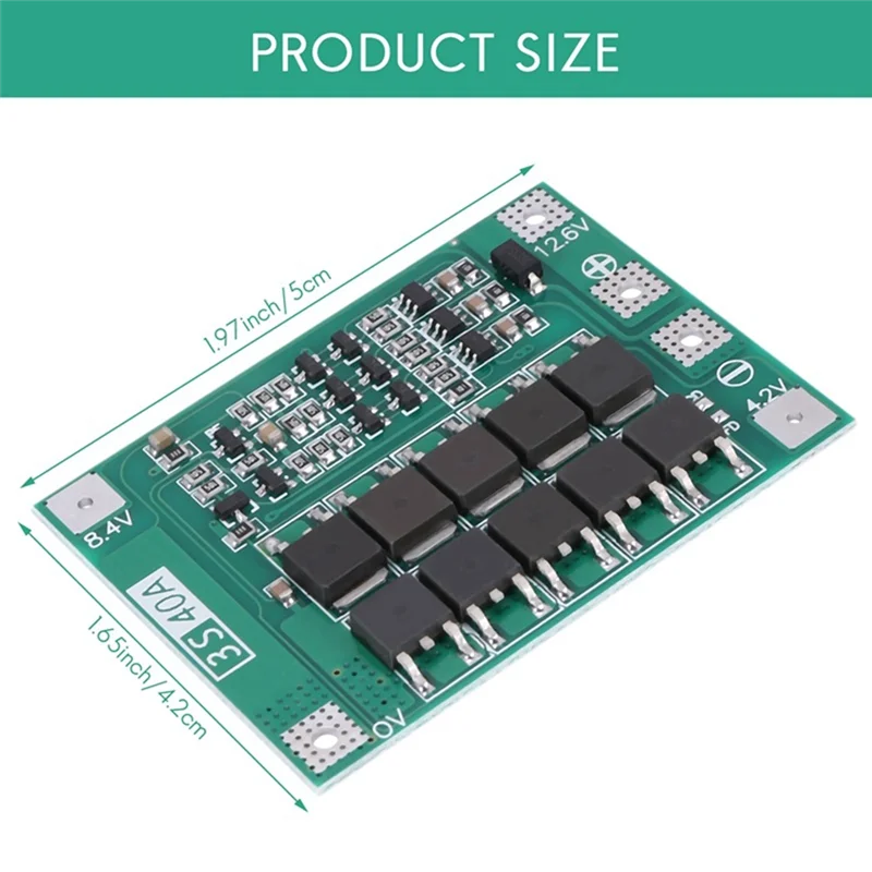 N11R 3S 40A 18650 Li-Lítio Bateria Carregador Placa de Proteção Bms Para Motor de Broca Módulo 11.1V 12.6V