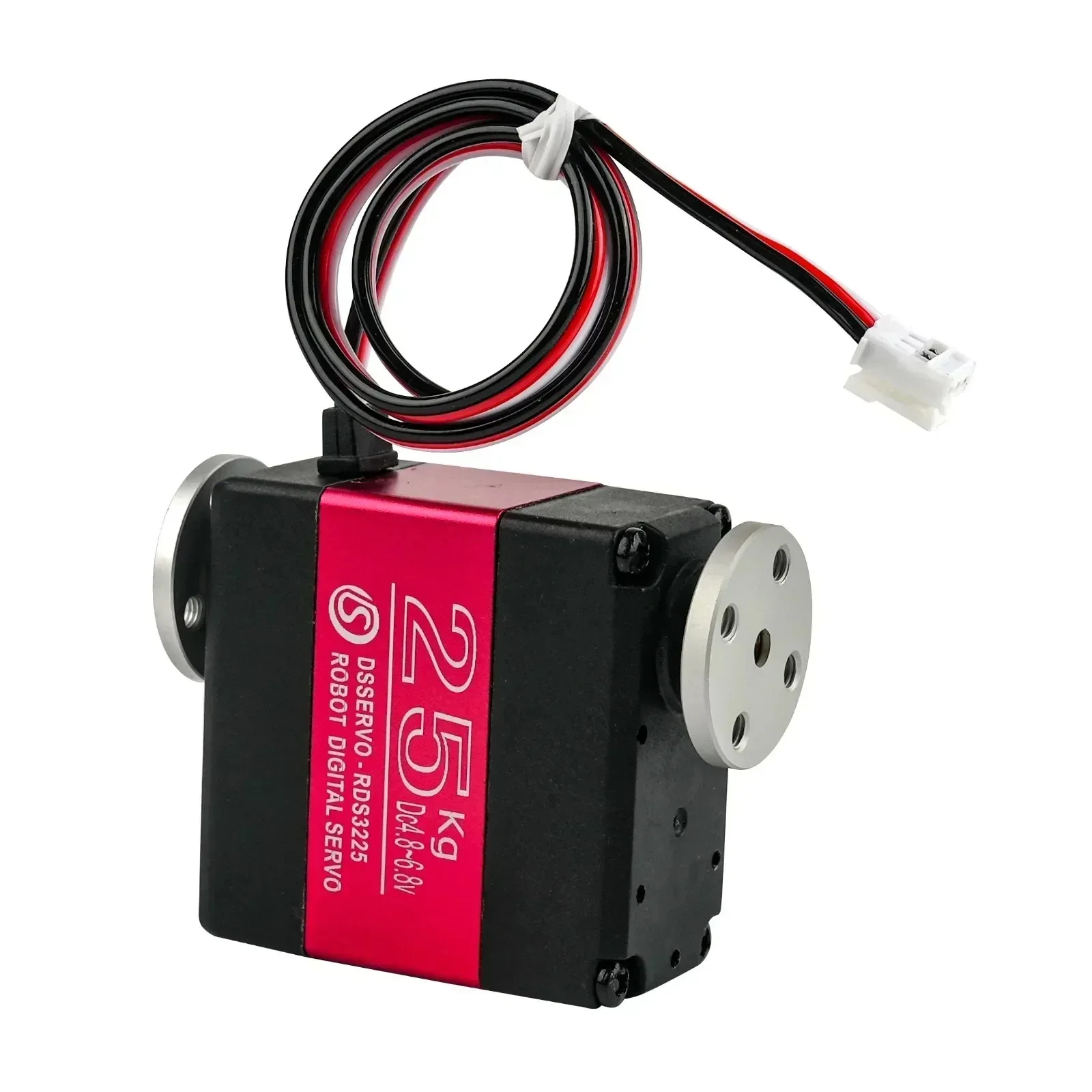 Digital Metal Gear Servo 25KG High Torque Waterproof Dual Axis 270 Degree PWM Control with Bracket for Robot Manipulator Arms