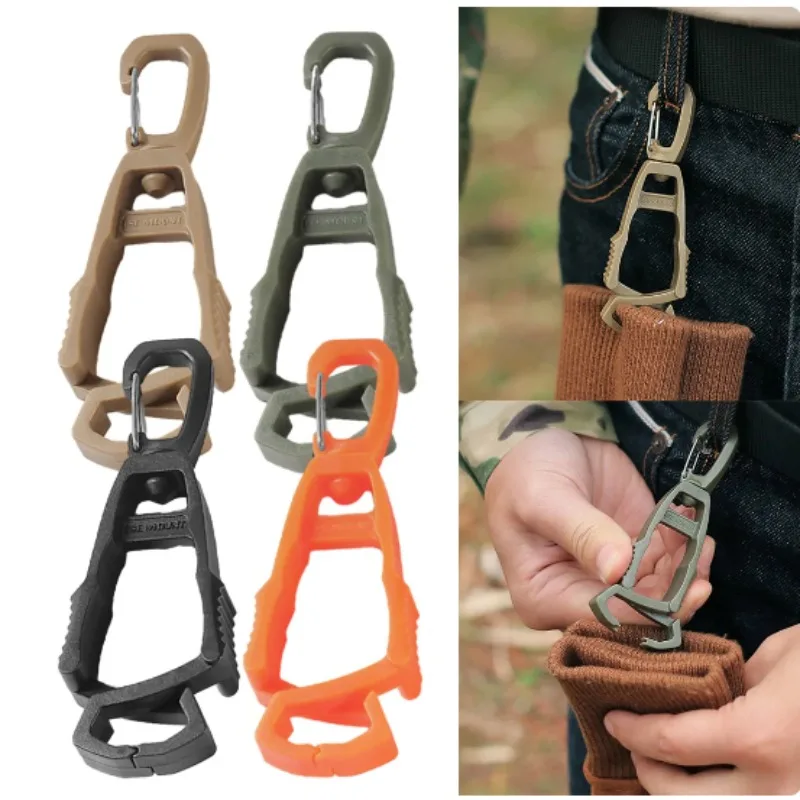 

1/5PCS Multi-purpose Hook Plastic Clip Multifunction Holder Clamps Zigzag Open Rotatable Tactical Outdoor Multitools Equipment